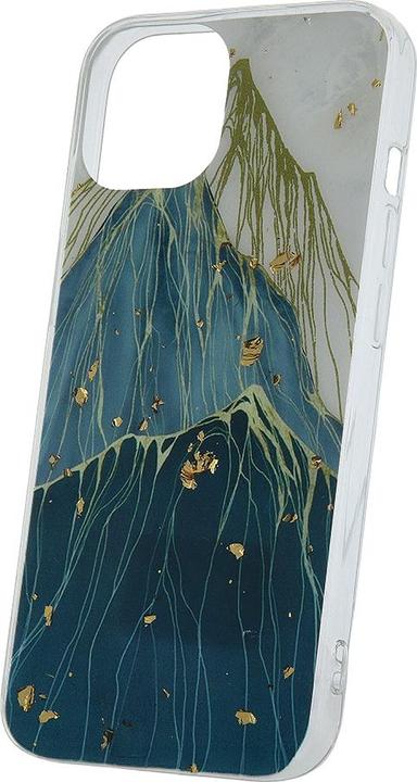 Actual product image OEM Gold Glam case for iPhone 15 6,1" Mountain (Apple iPhone 15)
