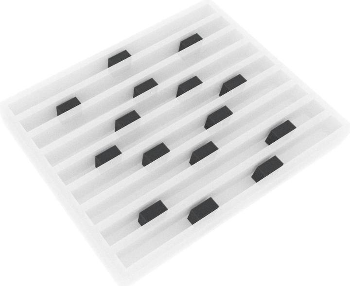 Immagine prodotto Feldherr HS025A001 - 40 distanziatori / blocchi di schiuma / blocchi di schiuma 30 mm x 25 mm x 15 mm (Schiuma solida)