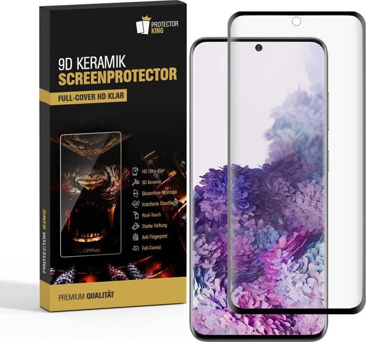 Produktbild Protectorking 2x Ceramic-Glass Full Cover HD Klar (2 Stück, Samsung Galaxy S20 Ultra)