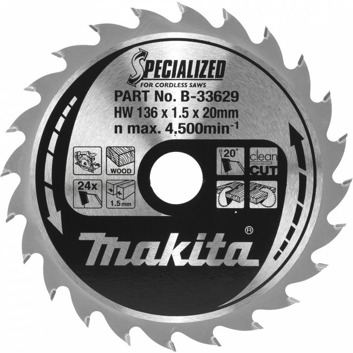 Produktbild Makita Hartmetall Kreissägeblatt