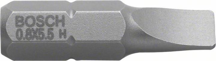 Produktbild Bosch Professional Zubehör Schrauberbit Extra-Hart S 1,0 x 5,5, 25 mm, 3er-Pack (Schraubschlitz)
