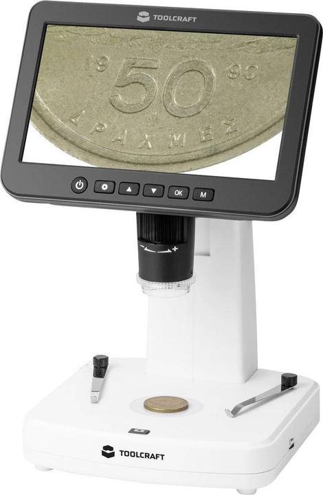 Actual product image Toolcraft TO-9407067 Digital microscope 300 x incident light, transmitted light