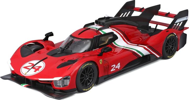 Productafbeelding Bburago Ferrari 499P Modificata 1/18 rot