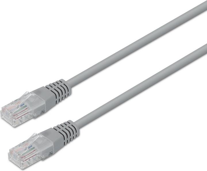Aisens CABLE DE RED LATIGUILLO RJ45 CAT.6 UTP AWG24 GRIS 15M (U/UTP, CAT6, 15 m)