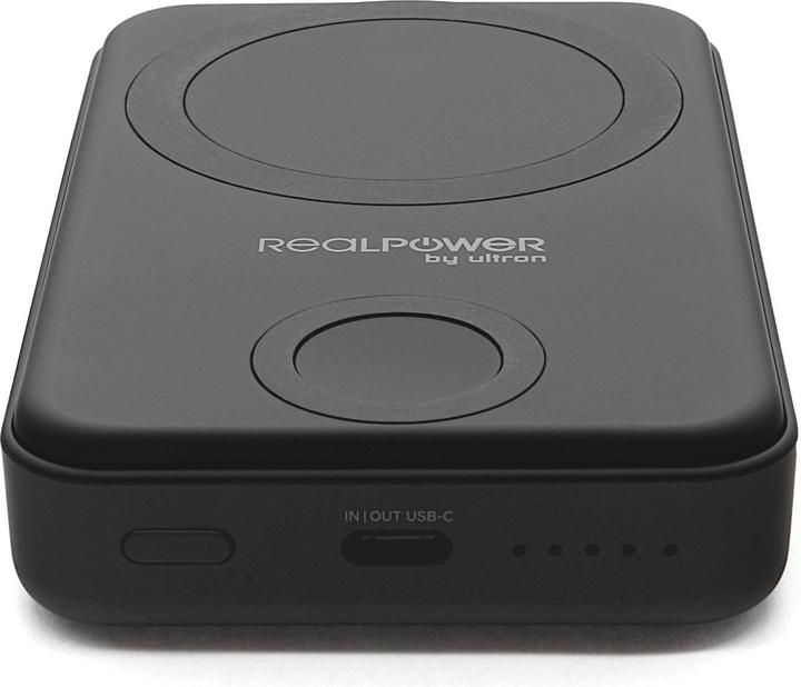 Produktbild RealPower Powerbank PB-10000 MAG watch (10000 mAh, 37 Wh)