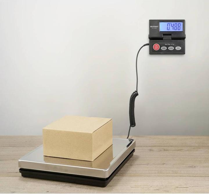 Productafbeelding Voltcraft PLS-205S Plattformwaage Wägebereich (max.) 50 kg Ablesbarkeit 1 g net