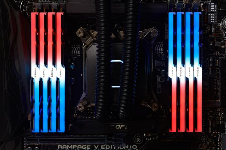 Produktbild G.Skill Trident Z RGB (8 x 8GB, 3200 MHz, DDR4-RAM, DIMM)