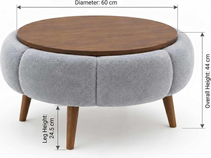 Produktbild Homitis Papatya 60 Coffee Table (60 x 60 x 44 cm)