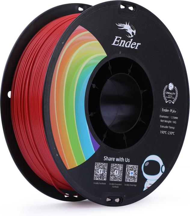 Actual product image Creality Ender (PLA, 1.75 mm, 1000 g, Red)