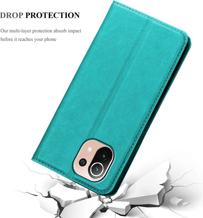 Actual product image Cadorabo Book Invis. Magnet sleeve (Xiaomi Mi 11 Lite, Xiaomi Mi 11 Lite 5G)
