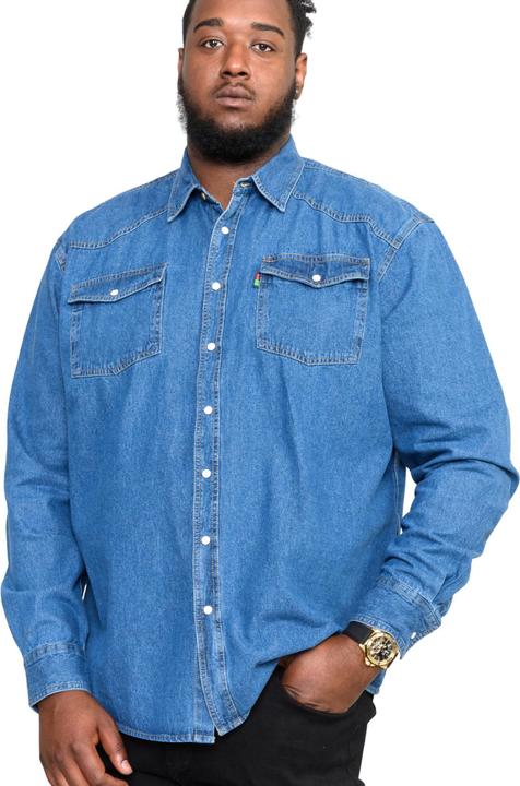 Produktbild DUKE Kingsize Western Denim Hemd (7XL)