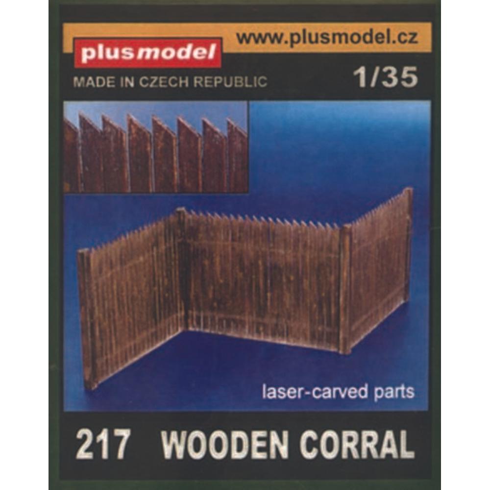 Plus Model Lattenzaun aus echtem Holz