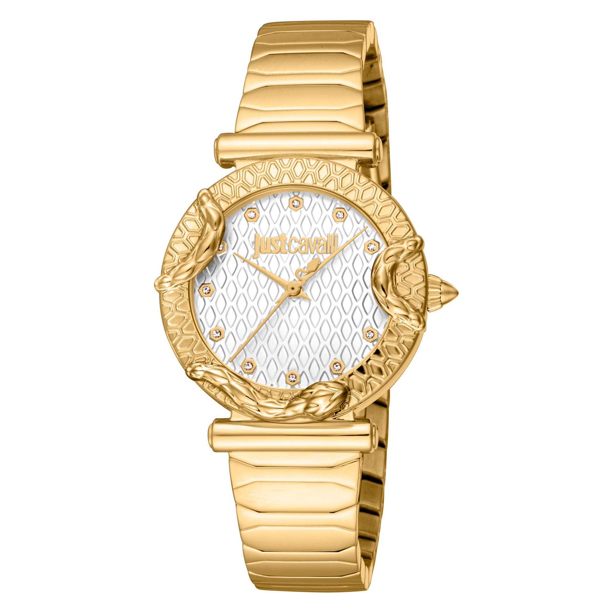 Just Cavalli, Armbanduhr, Animalier Atrani - JC1L234M0225, Gold, (Analoguhr, 32 mm)