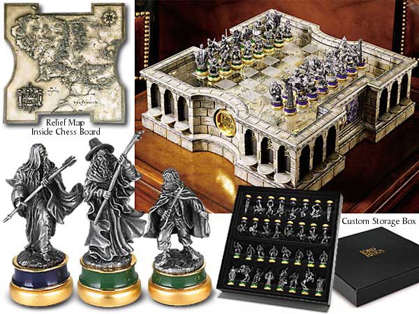 Productafbeelding Noble Collection Lord of the Rings Schaakset