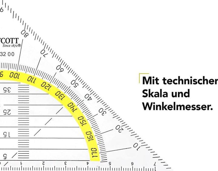 Immagine prodotto Westcott Triangolo geometrico (14 cm, Materiale sintetico)