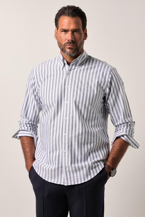 Produktbild JP1880 Oxford-Hemd, Langarm, Buttondown-Kragen, Modern Fit (5XL)