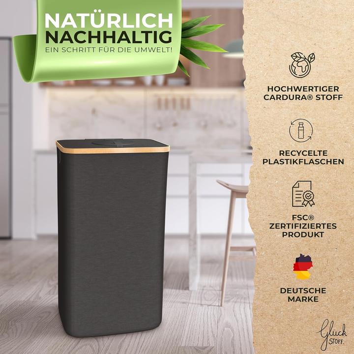 Produktbild Glückstoff Flaschen Sammelbehälter mit Tragetasche (30 l)