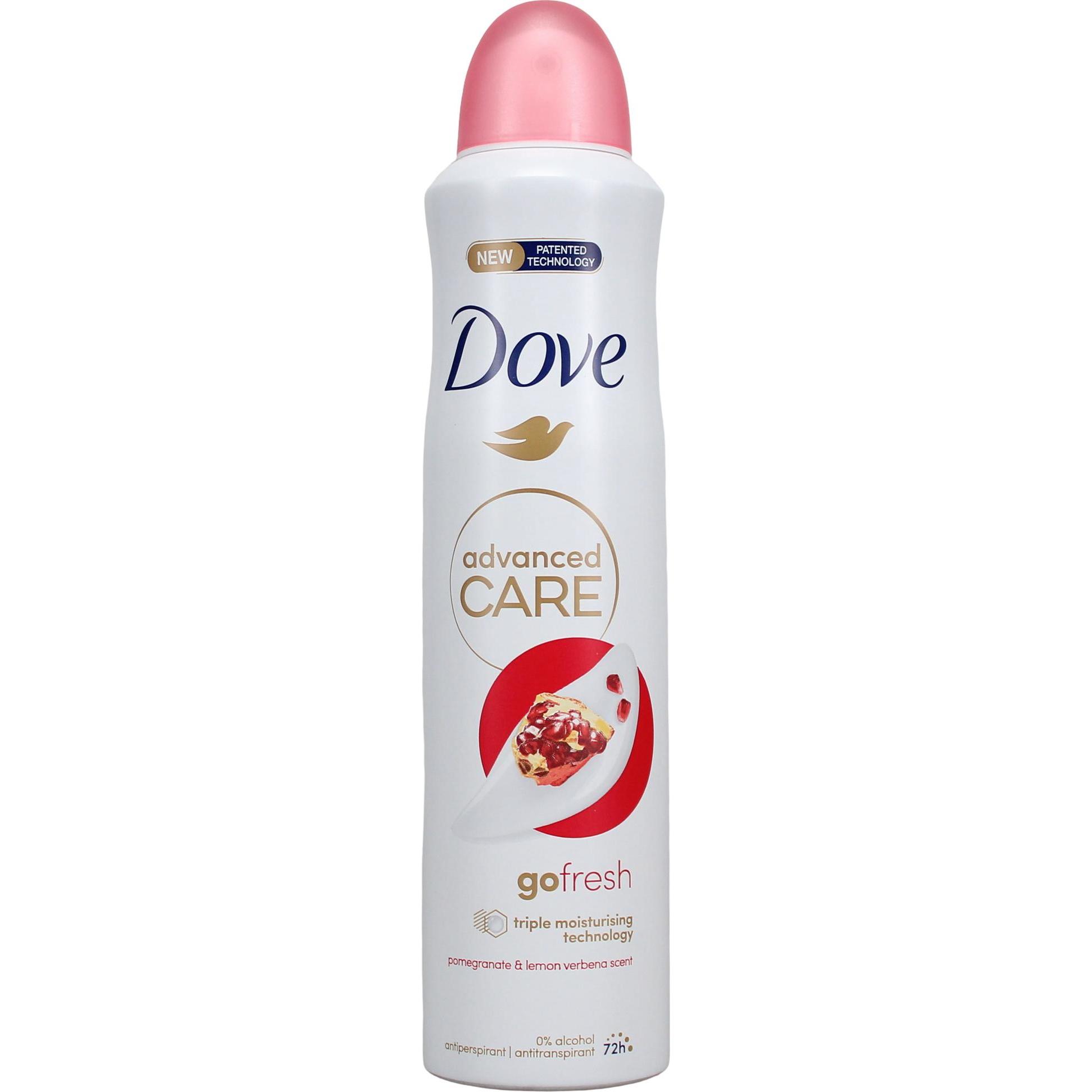 Dove, Deo, Go Fresh Pomegranate & Lemon Verbena (Spray, 250 ml)