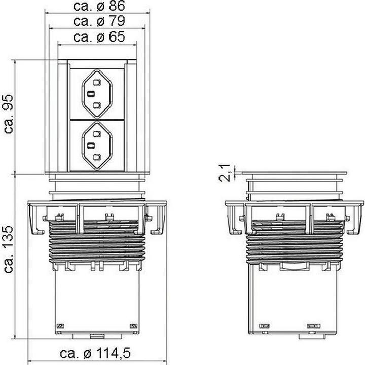Actual product image Bachmann Elevator (2x, Type 23, 2 m)