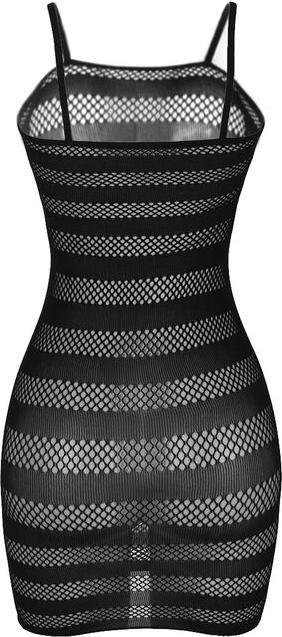 Produktbild Subblime 951733 Netz-Bodystocking Mit Schwarzen Streifen Eine Grã–Sse (One Size)