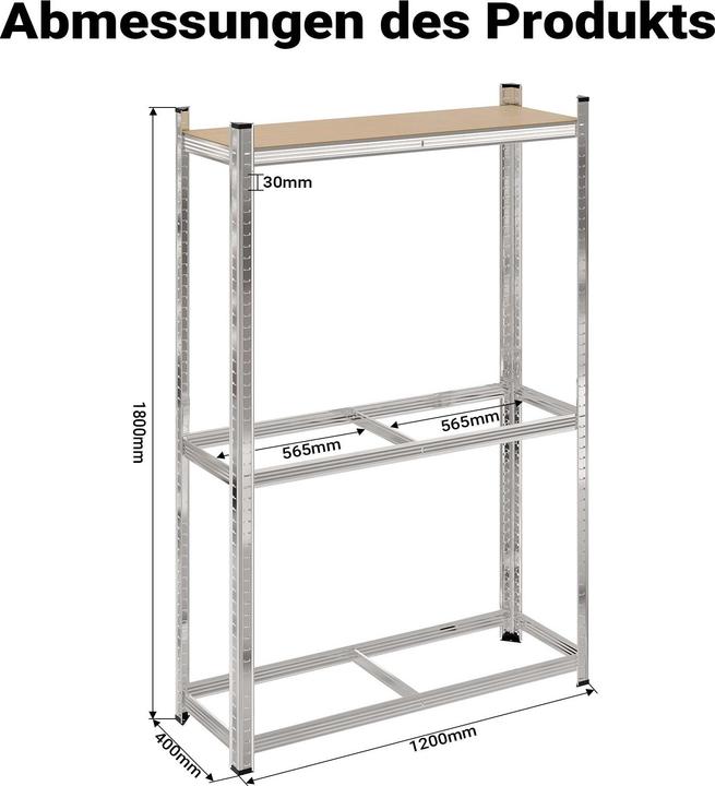 Produktbild Wiltec Reifenregal