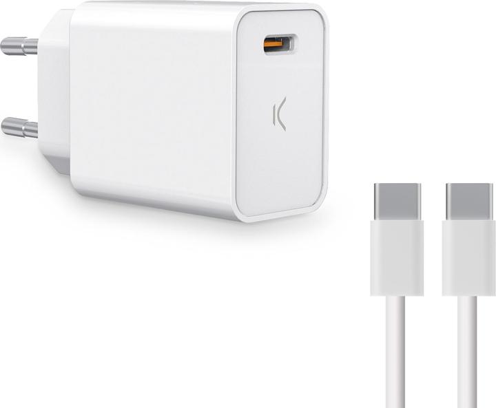 Image du produit KSIX Chargeur mural (20 W, 1 portion)