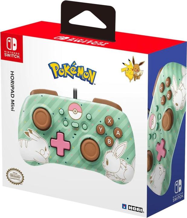 Actual product image HORI Horipad Mini - Pikachu & Eevee Edition (Switch)