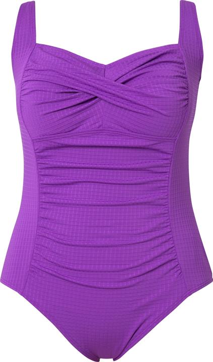 Actual product image Ulla Popken Textured One Piece Swimsuit (52)