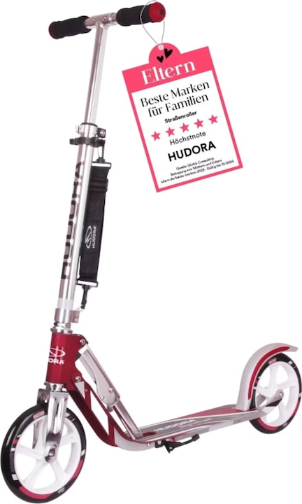 Productafbeelding Hudora Scooter reuzenrad RX205 Step - Magenta / Zilver