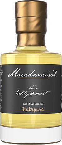 Image du produit Natapura Huile de macadamia certifiée bio (Huile pour le corps, 100 ml)