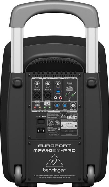 Actual product image Behringer MPA40BT-Pro