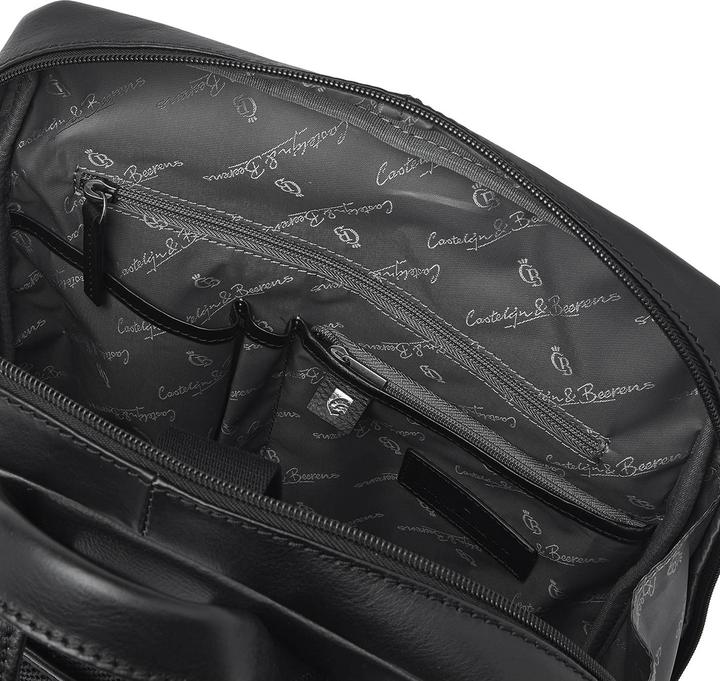 Produktbild Castelijn & Beerens Daypack RFID Schutz Leder 41 cm Laptopfach (15 l)