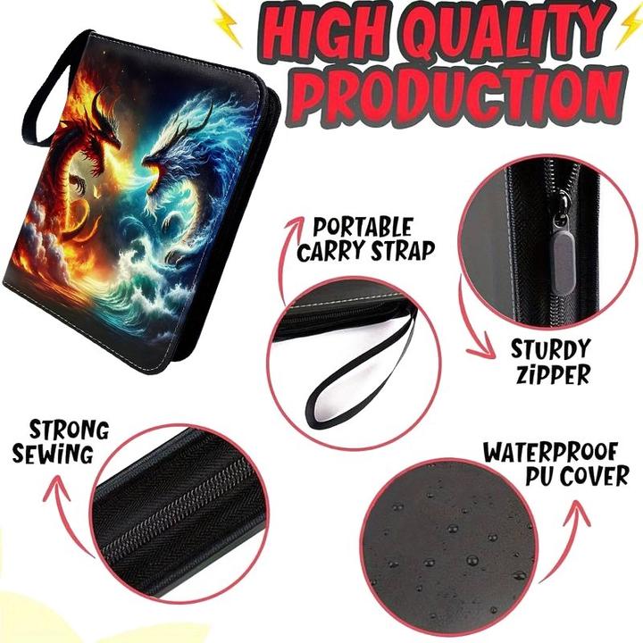 Actual product image Cbx Pokemon scrapbook, collector's folder, storage bag for 400 cards