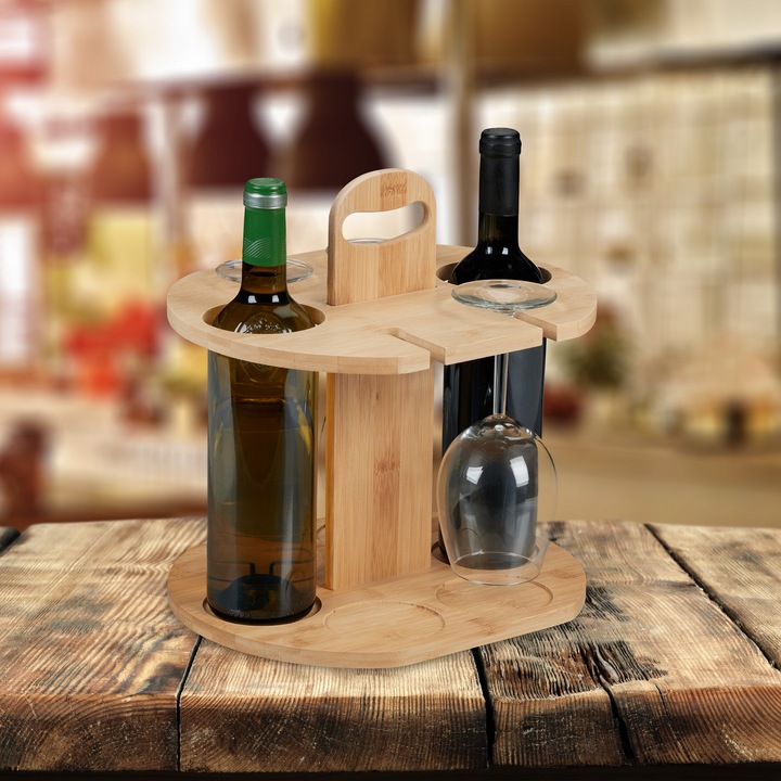 Actual product image Relaxdays Wine butler (30 x 25 x 30.5 cm)
