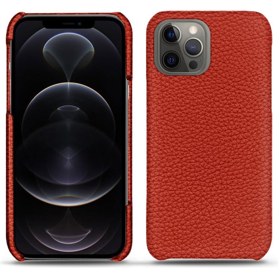 Noreve Lederschutzhülle (Apple iPhone 12 Pro), Smartphone Hülle, Orange