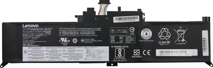 Produktbild Lenovo BATTERY Internal 4c 51Wh LiIon (4 Zellen, 3355 mAh)