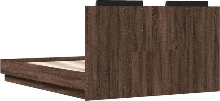 Actual product image VidaXL Bed frame with headboard (135 x 190 cm)