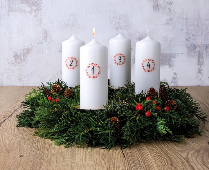 Produktbild Rayher Transferfolie "Adventszahlen"