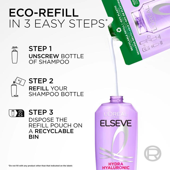 Produktbild L'Oréal Paris Elseve Hyaluronic (Flüssiges Shampoo, 250 ml)