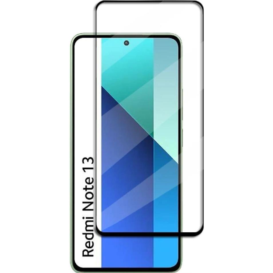 Screenguard Xiaomi Redmi Note 13 4G Full Screen Panzerglas Schutzfolie 2.5D 9H (1 Stück, Xiaomi Redmi Note 13 4G), Smart...