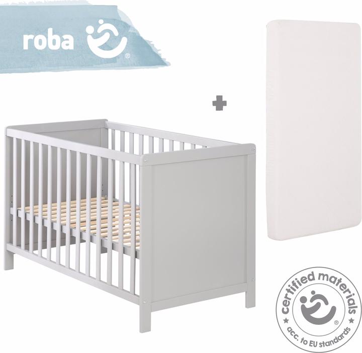 Image du produit Roba Lit d'appoint, 60 x 120 cm avec matelas (60 x 120 cm)