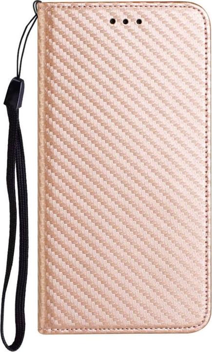 Produktbild Cover-Discount Galaxy A55 - Carbon Look Flip Case rosa (Samsung Galaxy A55)