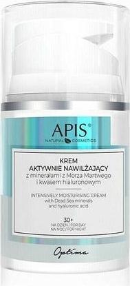 Produktbild Apis Natural Cosmetics Apis Active Moisturizing Cream With Dead Sea Minerals And Hyaluronic Acid 30+ 50Ml (50 ml, 24h Creme)
