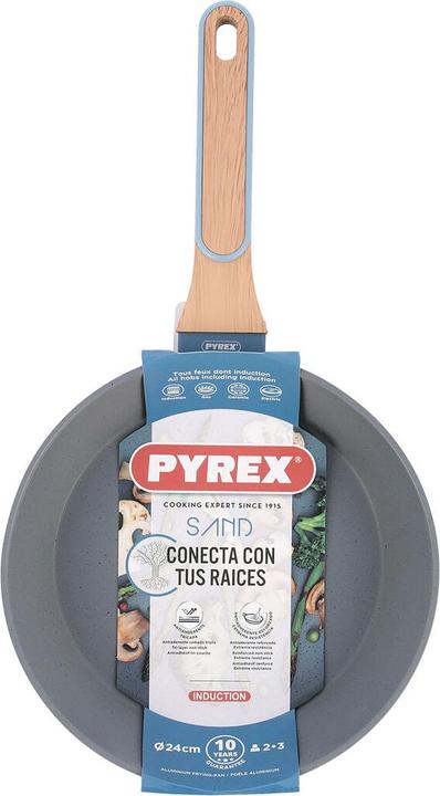Image du produit Pyrex Poêle Sable forgé 24 cm (24 cm, Ensemble de casseroles et de poêles de cuisson, Aluminium)