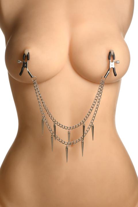Produktbild Master Series Daggers - Double Chain Nipple Clamps