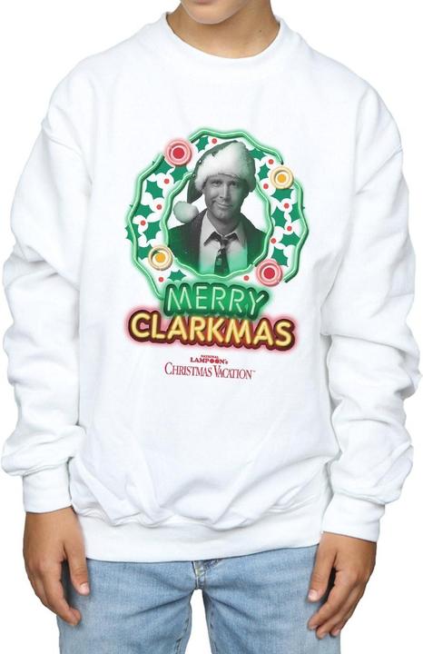 Produktbild National Lampoon´s Vacation National Lampoon's Christmas Vacation Greyscale Clarkmas Sweatshirt Jungen (128)
