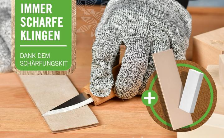 Immagine prodotto Purewerk Holzschnitzset für Erwachsene (22-teilig)