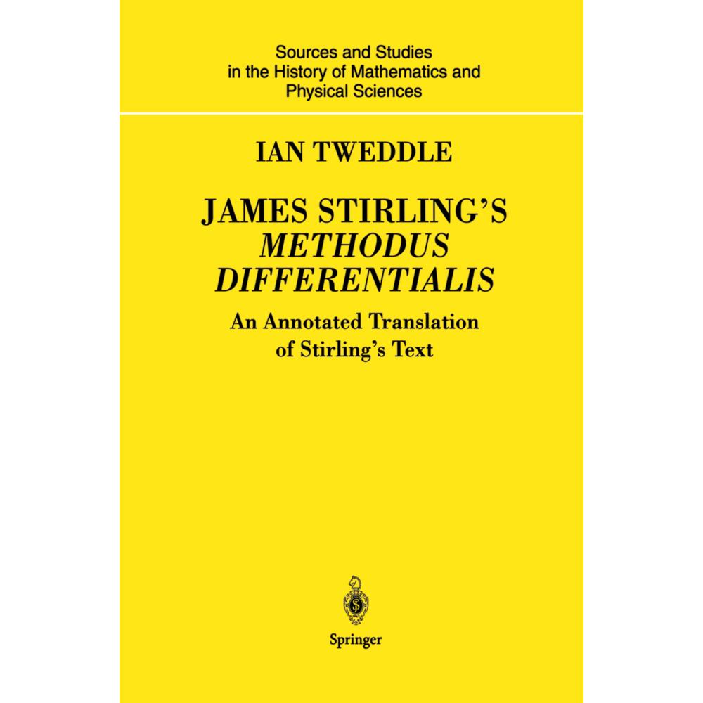 James Stirling's Methodus Differentialis, Fachbücher