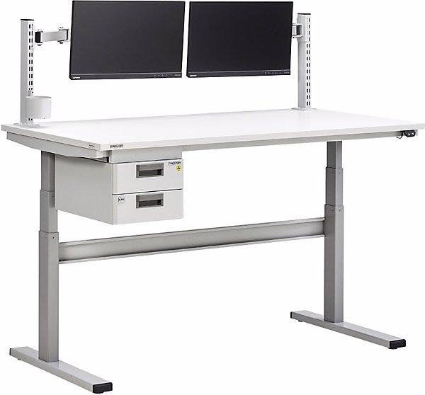 Immagine prodotto Treston Tavolo da lavoro, regolabile elettricamente in altezza (150 cm, 80 cm)