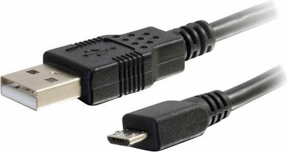 Produktbild C2G 2 m (6.6ft) USB 2.0 A zu Micro-B-Kabel M/M - Schwarz (2m) (2 m, USB 2.0)